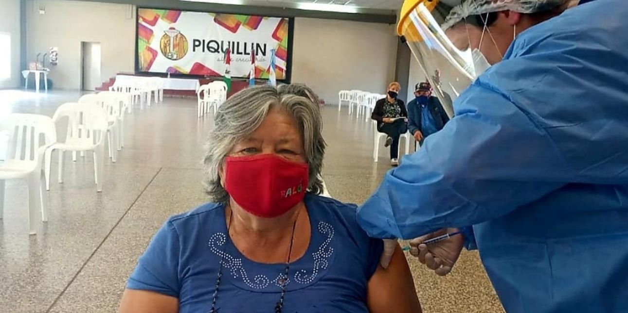 Piquillín: más de 1100 vecinos ya se vacunaron contra el Covid-19